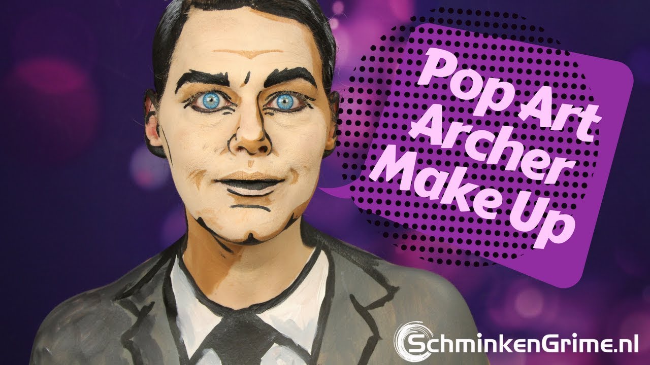 Pop Art Makeup Tutorial Cartoon Makeup Tutorial YouTube