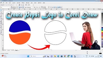 How to Create Pepsi Logo in Corel Draw | Corel draw logo Design | Corel Draw Tutorial in Hindi