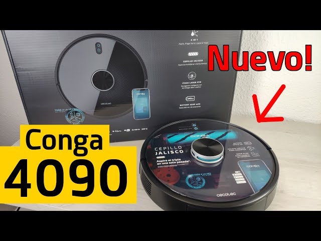 El Robot Más POTENTE que Aspira y Friega de verdad! CONGA 4090 