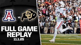 Arizona vs. Colorado Full Game Replay (11.1.25) | 2025 Big 12 Football