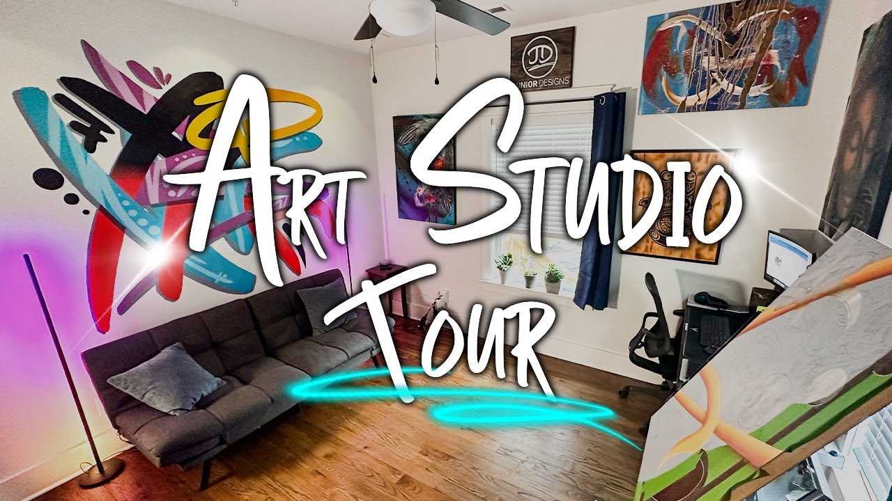 A Look Inside My Art Studio! - YouTube