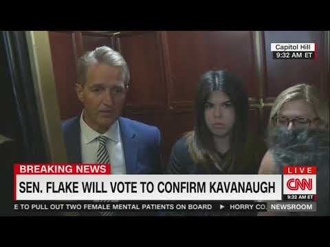 Jeff Flake Gets Berated By Sexual Assault Survivors In An Elevator