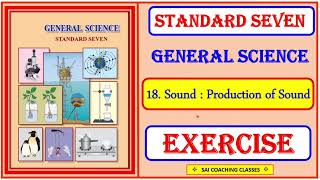 Class 7th | Science | 18. Sound production of sound | Exercise | Maharashtra State Board | #std7