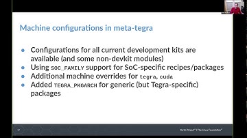 Building a BSP Layer: An overview of meta-tegra by Matt Madison