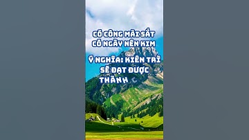 Có công mài sắt có ngày nên kim#CaDaoTV  #ChâmNgônTV  #TìnhYêuTV #shoprts