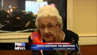 Colorado Springs woman celebrates 100th birthday