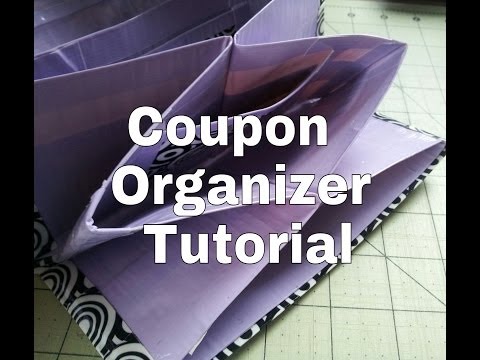 DIY- Duct Tape Coupon Organizer Tutorial!!!