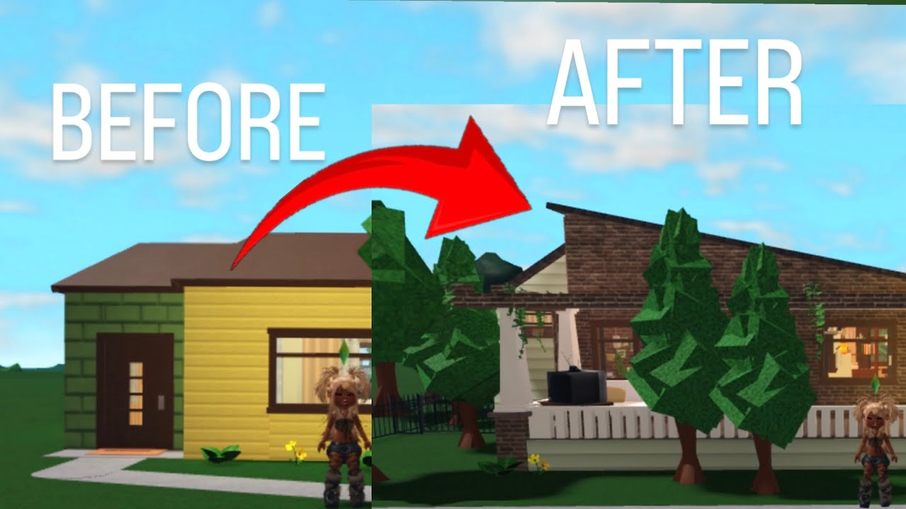 RENOVATING THE BLOXBURG STARTER HOME into a IT GIRL HOUSE. 