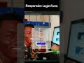 Responsive Login Form Using HTML &amp; CSS | Beginner Tutorial.