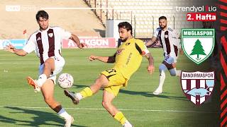 Muglaspor - Bandirmaspor 2 Hafta Mac OZETI Trendyol 1 Lig
