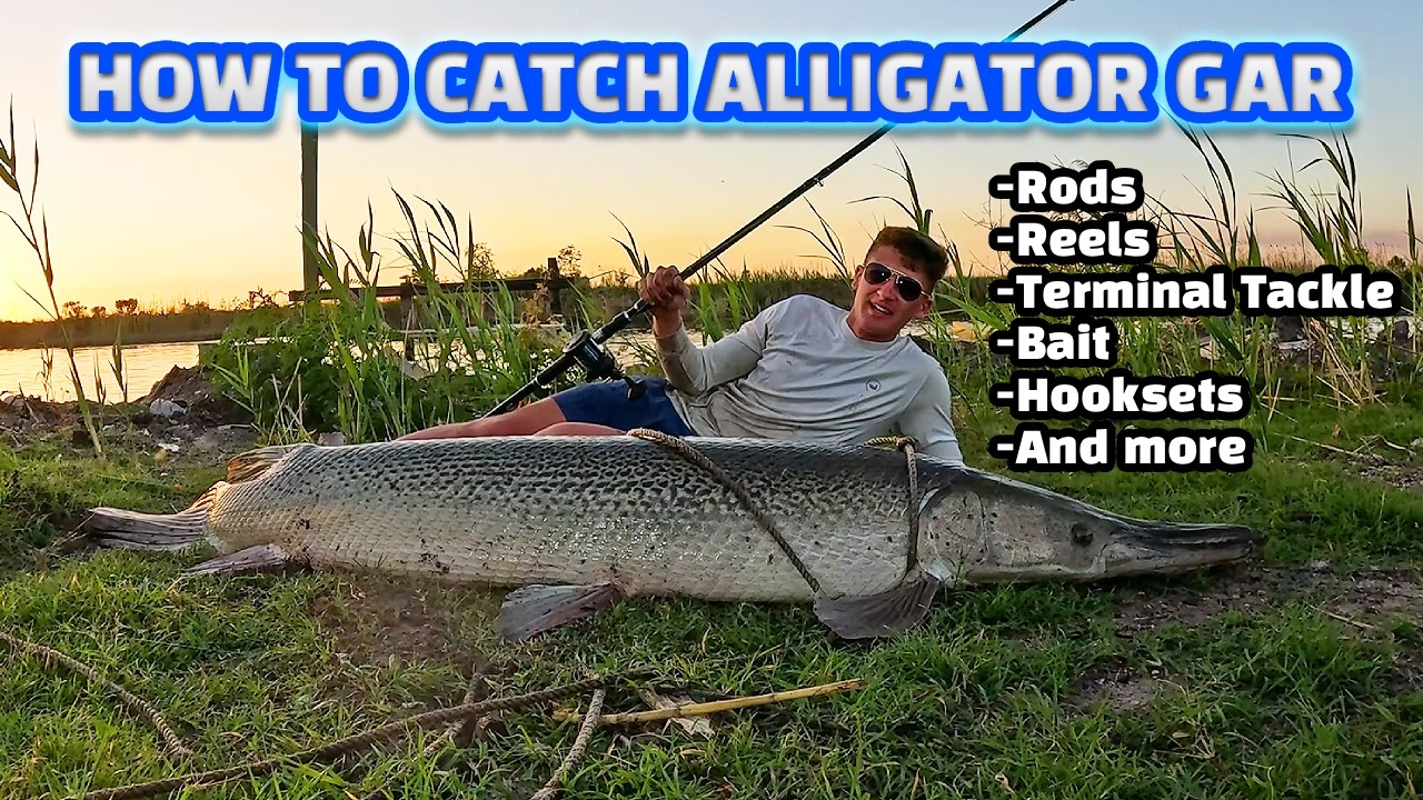 How To Catch Alligator Gar - YouTube