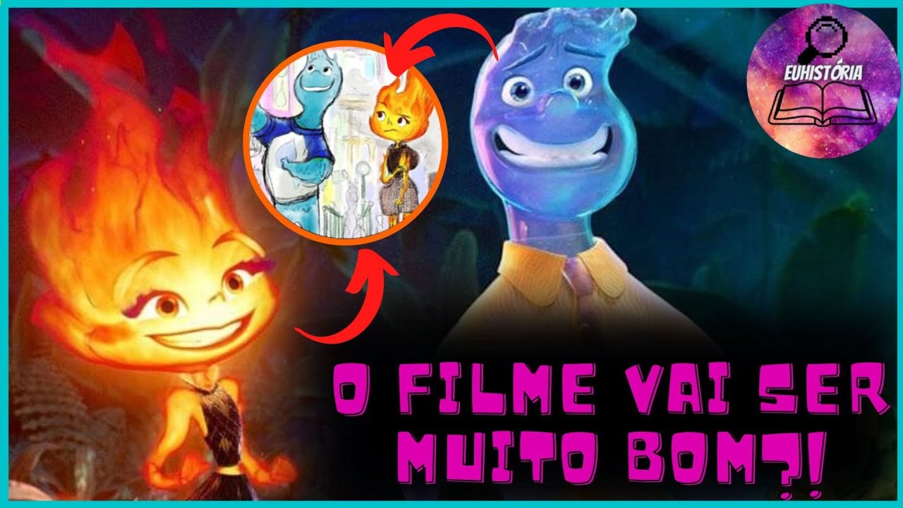 NEW FILM FROM PIXAR!! O IMPOSSIBLE LOVE BETWEEN FOGO AND WATER!! 🔥💧 