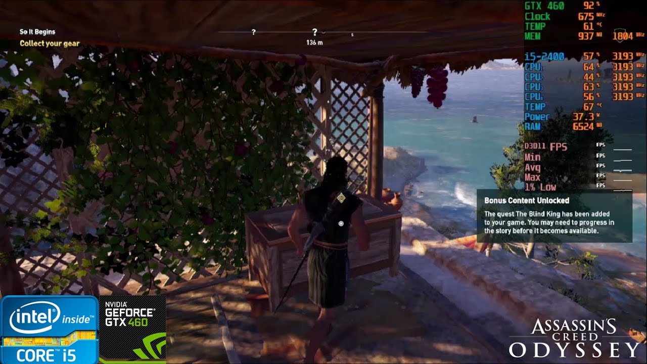 Assassin's Creed Odyssey | GeForce GTX 460