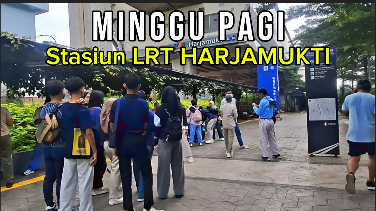 Jalan Pagi Santai di Stasiun LRT Harjamukti | Minggu Pagi Tenang di 2026