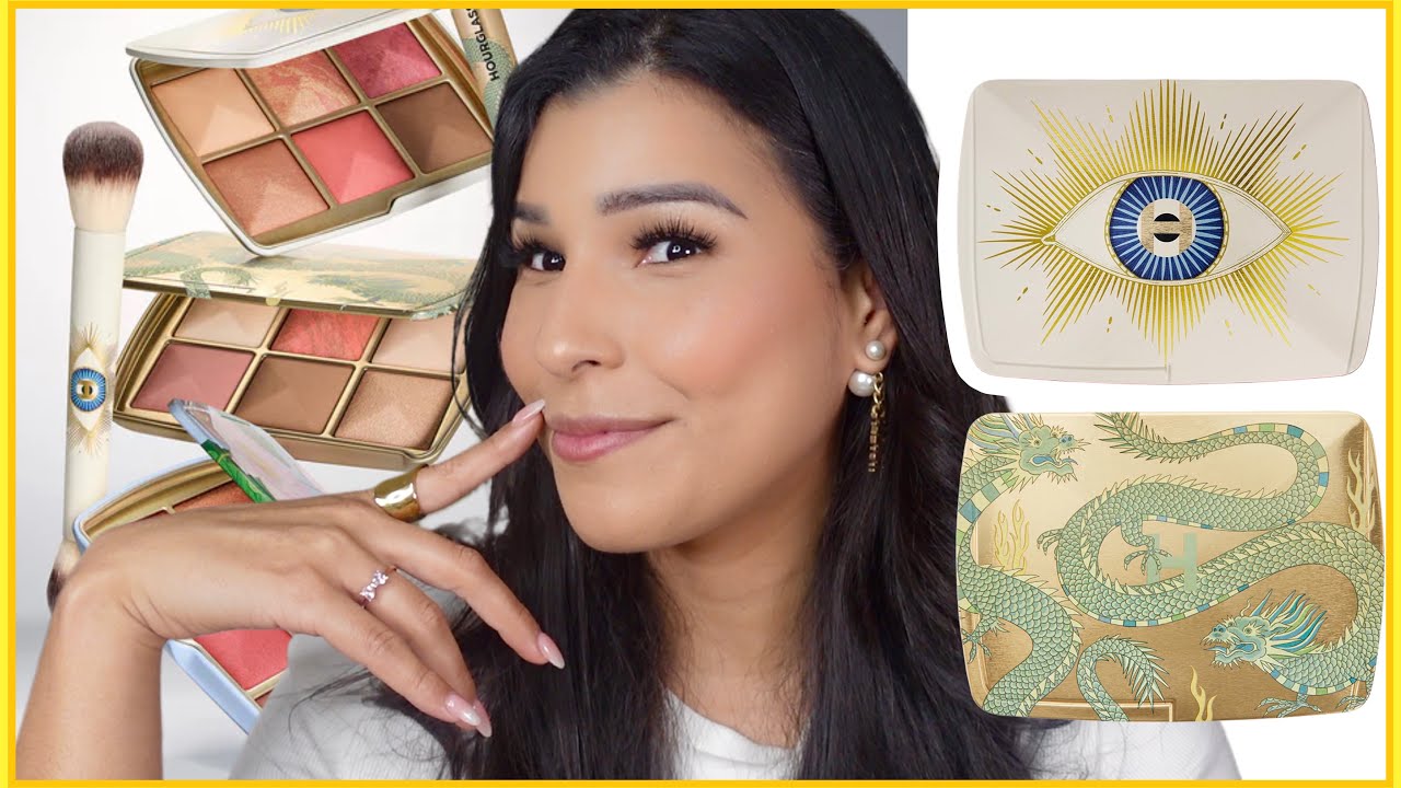 NUEVAS PALETAS DE HOURGLASS HOLIDAY 2024 DRAGON AND EVIL EYE PALETTE