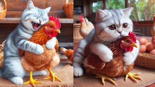 funniest animals video  | Best of 2024 funny animals video | cute and funny cats