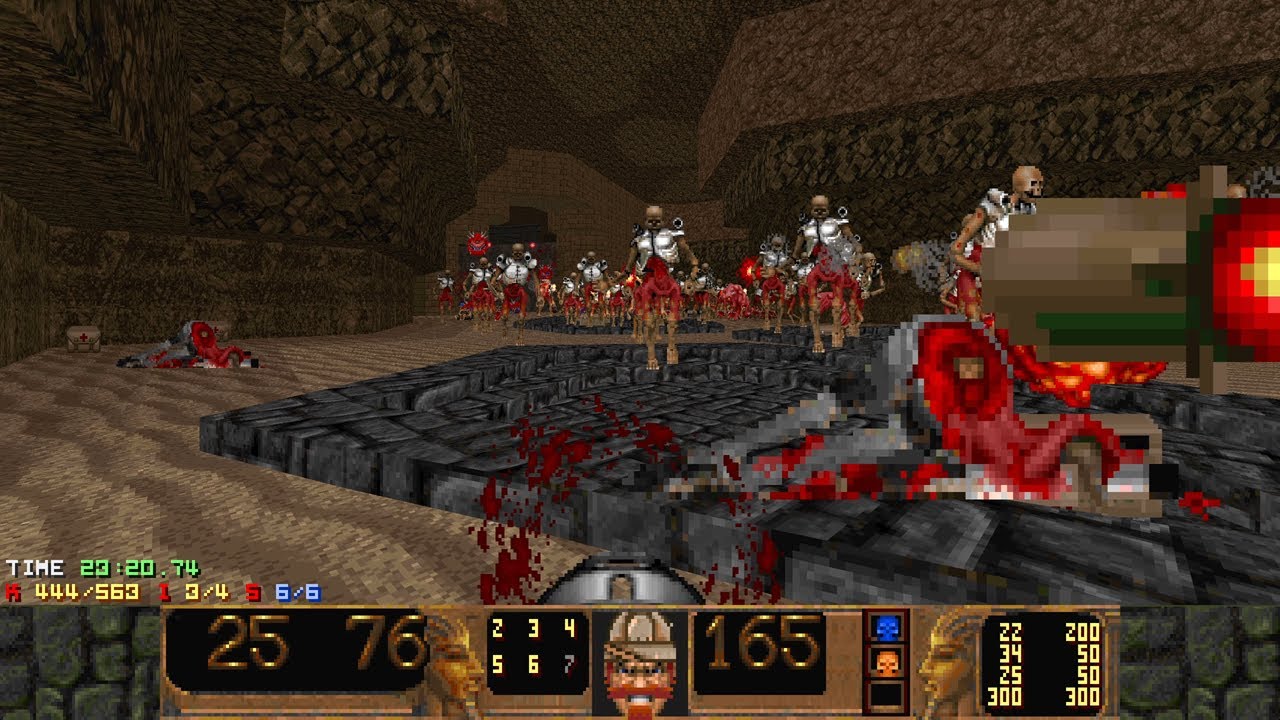 Doom 2 - Enigmatic Egyptian Escapades (Map 12: Heat Trap): Ultra Violence 100% (By Nootsy-Nootsy)