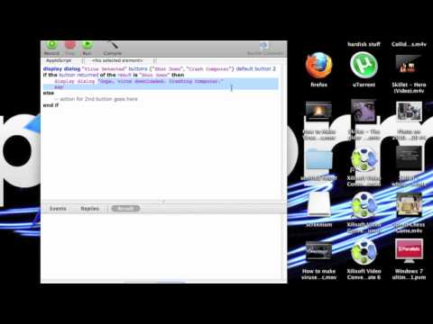 How to make Viruses on mac