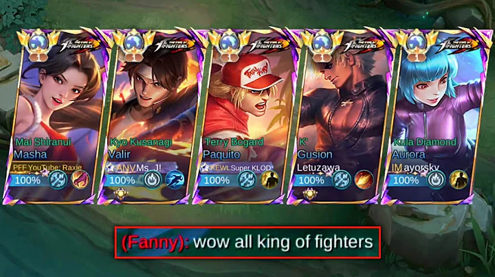 5MAN NEW KING OF FIGHTERS '97 SKIN FT. " TERRY BOGARD, MAI SHIRANUI & KYO KUSANAGI " IN ONE TEAM!!🤯🔥 - DayDayNews