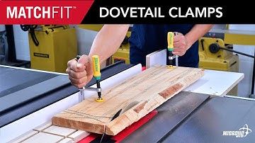 Build Table Saw Fences, Sleds & Jigs | MATCHFIT Dovetail Clamps (Official Product Video) by MICROJIG