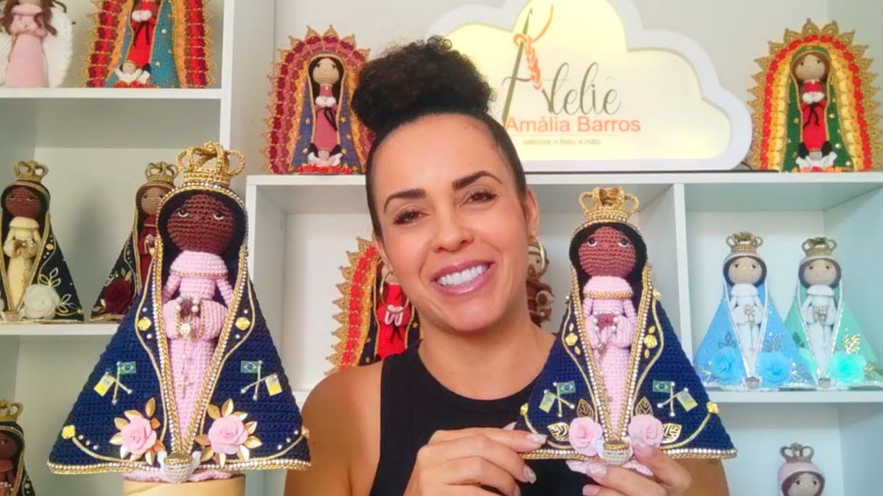 Decoração do Manto - Nossa Senhora Aparecida Slim