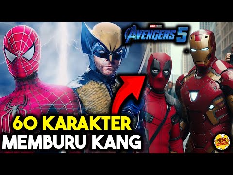 BOCOR !! ADA 60 SUPERHERO MARVEL BERKUMPUL DI AVENGERS 5 !!