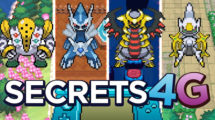 21 SECRETS & EASTER EGG dans POKEMON DIAMANT PERLE et PLATINE