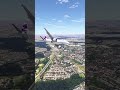 Engine cuts out during landing attempt - 044 #aviation #shorts