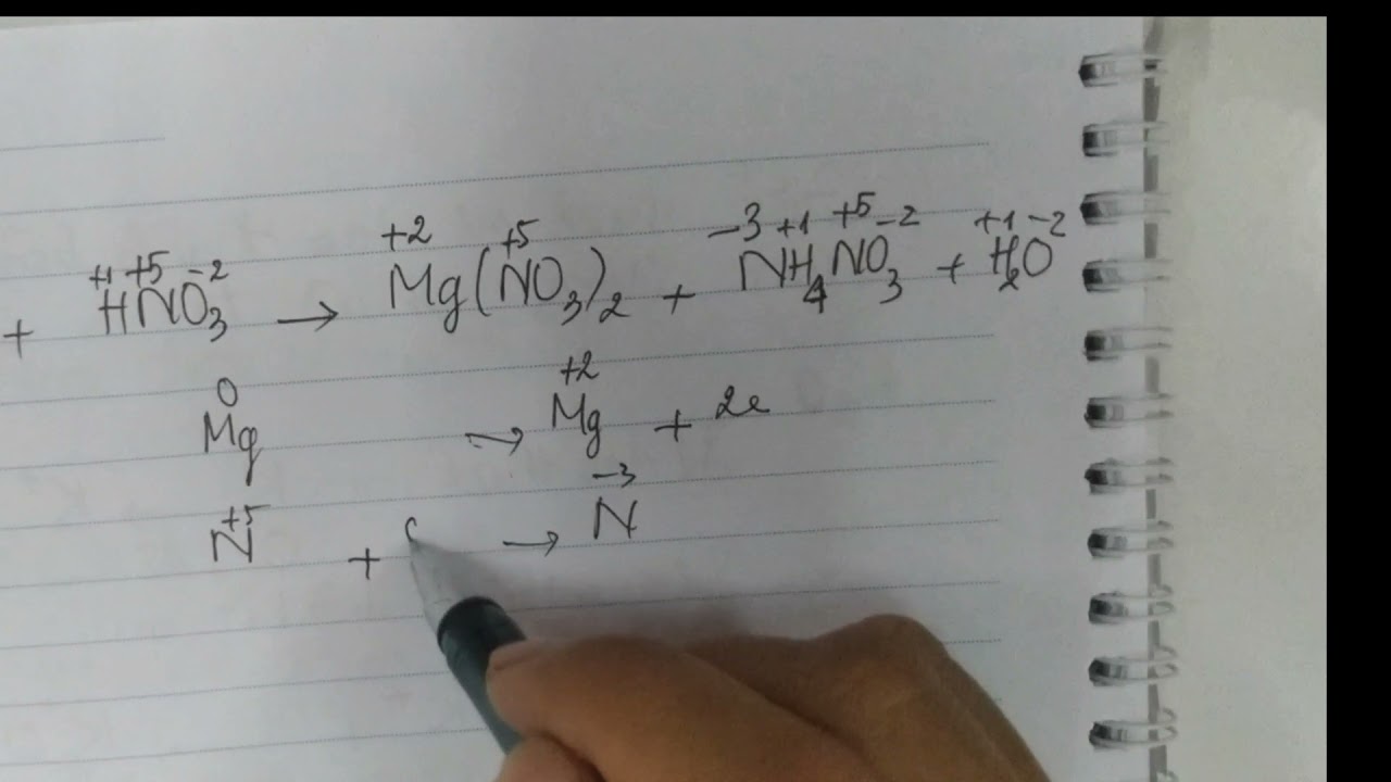 Mg + Hno3 Sp Là Nh4No3