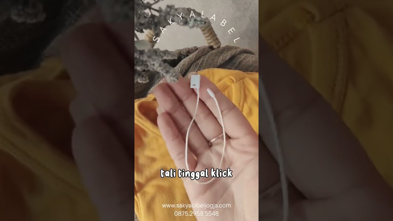 cara SATSET pasang hangtag ANTI RIBET. 