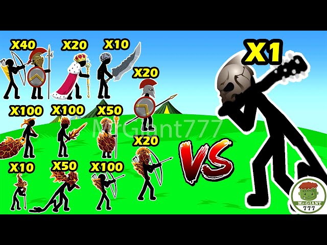 WHICH ARMY CAN BEAT FINAL BOSS GIANT, ATREYOS, ELITE LAVA, KING | Stick War Legacy | MrGiant777 class=