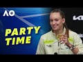 Elena Rybakina kicks off her celebrations: Australian Open 2026  | Wide World of Sports