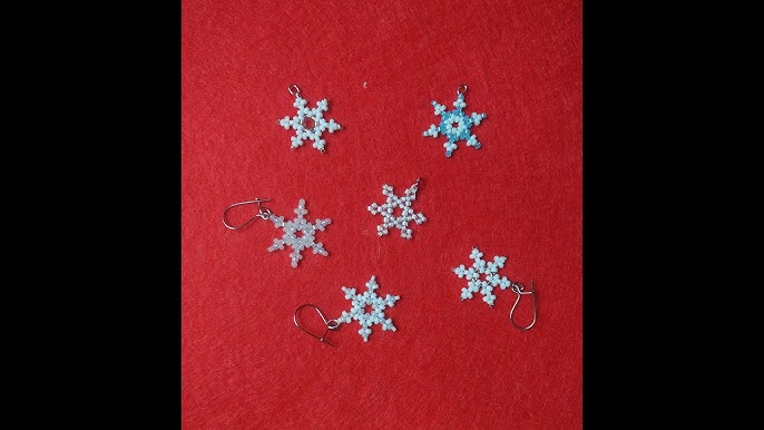Snowflakes Made of Beads