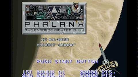 Intro-Demo - Phalanx: The Enforce Fighter A 144 (Japan, SNES)