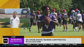 University of Maryland hosts the Baltimore Ravens for first-ever NFL practice at SECU Stadium