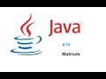 Tutorial 14 de java  matrices