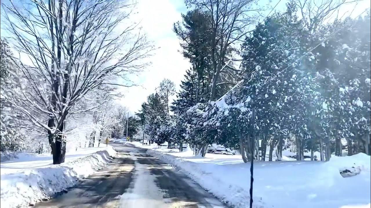 West Carthage NY winter wonderland YouTube