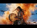 Sacred shamanic ritual | bonfire ceremony with ancient spirits