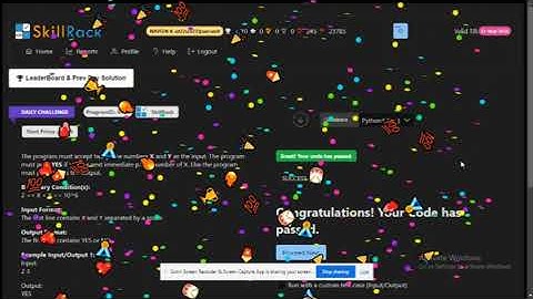 SKILLRACK|DAILY CHALLENGE|8/10/2023|PYTHON|skillrack daily challenge today solutions|dt||