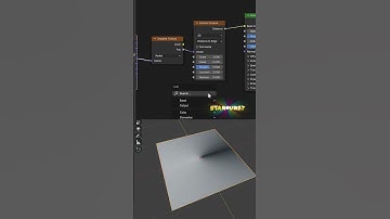 How to create a procedural Starburst background in Blender #blender3d #b3d #texture