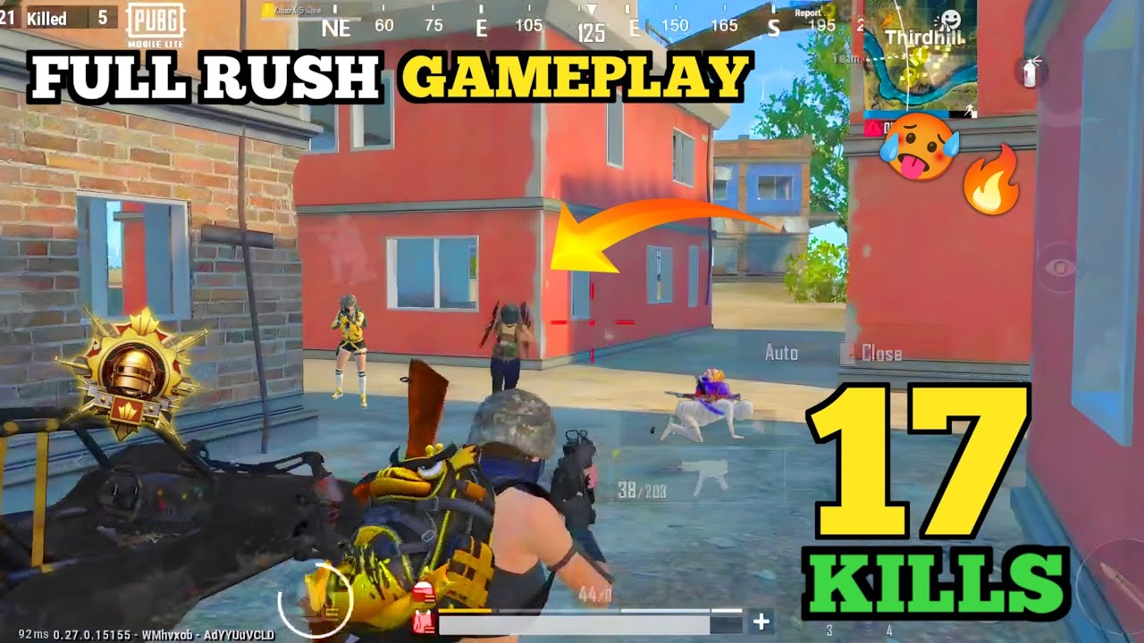 17 KILLS 🔥 SOLO VS SQUAD FULL RUSH GAMEPLAY | PUBG MOBILE LITE - YouTube