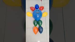 Epic Rainbow Water Explosion 💥 Most Satisfying Balloon Burst! #shorts #balloon #popping