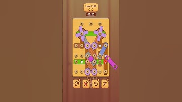 Wood Nuts & Bolts Level 198 #games #woodpuzzlegame #gaming #woodenpuzzle #woodgame #woodnutsandbolts