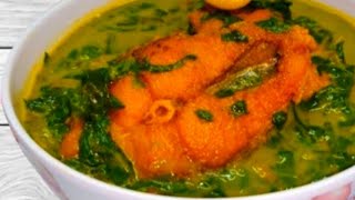 Delicious Mustard Greens Fish Curry Recipe | Lai Patta Curry Recipe