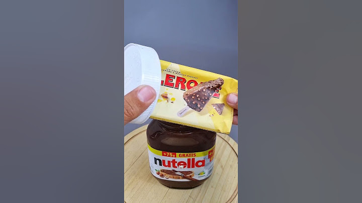 How To Open Nutella Jar Chocolate