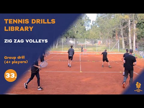 GROUP DRILLS - ZIG ZAG VOLLEYS