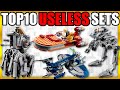 Top 10 Most USELESS LEGO Star Wars Sets EVER MADE