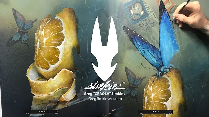 "Lemon & Butterfly" / Time-lapse Painting / Acrylic Painting / Demonstration / Art Inspiration