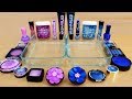 Lavender vs Blue - Mixing Makeup Eyeshadow Into Slime! Special Series 106 Satisfying Slime Video