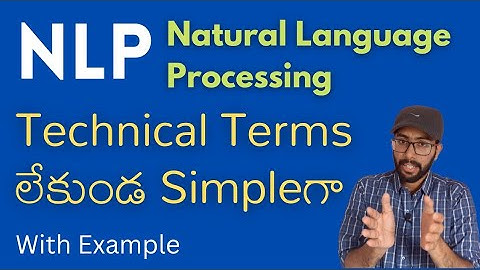 NLP Explained in Telugu | Natural Language Processing in Telugu | Vamsi Bhavani